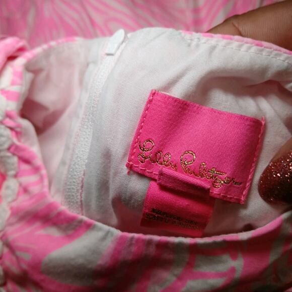 Lily Pulitzer Annabelle Toddler Dress Take It From Your Mumsy Pink 12-18 Months - Picture 2 of 9